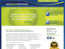 Tablet Screenshot of ampatentdrawings.com